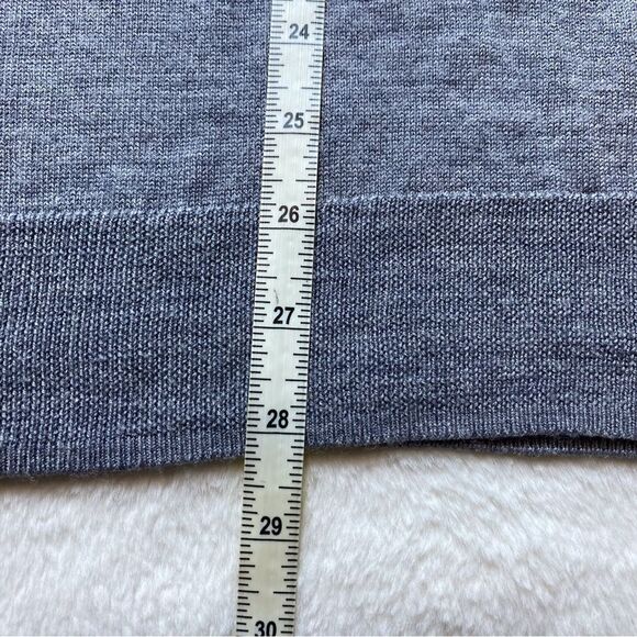 Goodthreads Gray 1/4 Zip 100% Merino Wool Gray Pullover Sweater Size XL - Picture 9 of 10